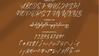 Manetains Signature Font