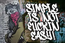 Snikers - Urban Graffiti Font