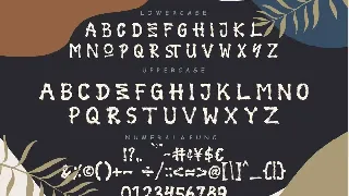 Jungle Handbrush Instagram Font