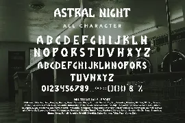 Astral Night - A Blackletter Typeface font