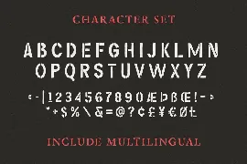 Gripstone Stencil - Vintage Font Duo