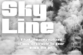 King Sky Modern Sans Serif Font Typeface