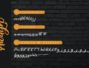 Awugh | A Digistyle Handwriting Script Font