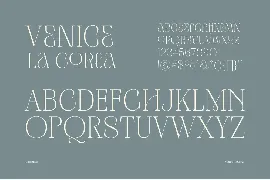 Venice La Corla | Elegant Serif Font