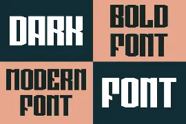 Black Resorten font