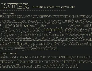 Kwixter font