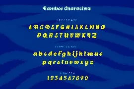 Bamboo font