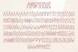 Ambitious - Fun Sans Serif Font