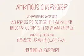 Ambitious - Fun Sans Serif Font