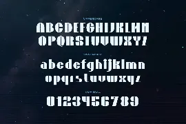 Grand Space - Space Bold Typeface font