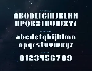 Grand Space - Space Bold Typeface font