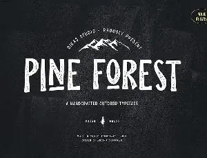 Pine Forest font