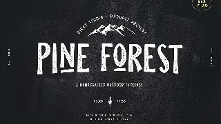 Pine Forest font