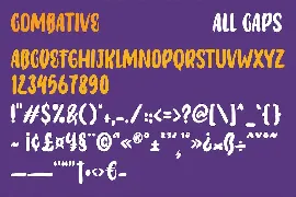 Combative - Display Font