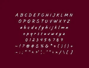 Heyna - Handwritten Display Font