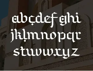 Hikma - Arabic Style Typeface font