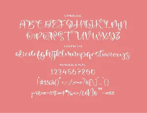 Lovelya Kattrine Love Script Font