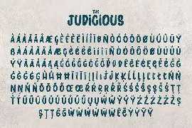 Judicious - Bold Display font