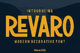 Revaro font