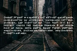 CengetStreet Handwritten Graffitty Font