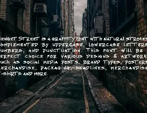 CengetStreet Handwritten Graffitty Font