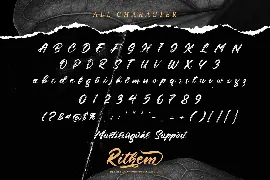 Rithem-Classy Brush Font