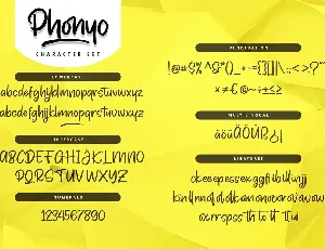 Phonyo | Foodie Script Font