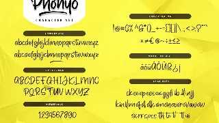 Phonyo | Foodie Script Font