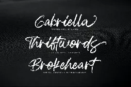 Blackwell - Textured Brush Font