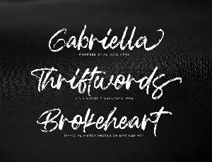 Blackwell - Textured Brush Font