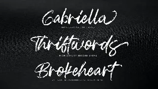 Blackwell - Textured Brush Font