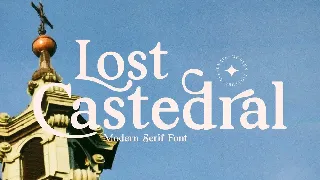 Lost Castedral Serif Font