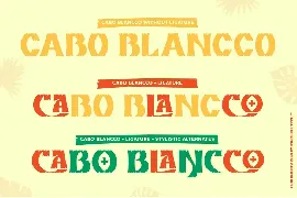 CABO BLANCCO font