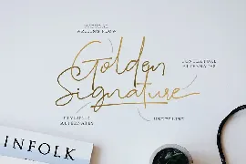 Suddenly - Signature Script font