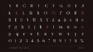 Modern Font