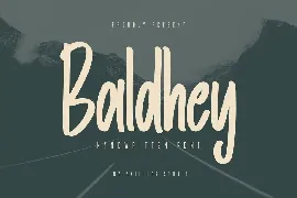 Baldhey - Handwritten Font