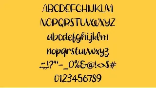 Thick Tail font