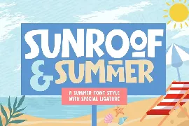 Sunroof & Summer font