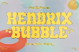 Hendrix Bubble Groovy Retro Display font