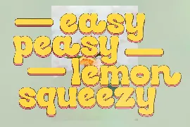 Hendrix Bubble Groovy Retro Display font