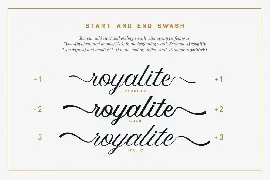 Royalite Script Family font