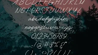 Oneliner - Ballpoint Script Font