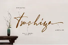 Tsuchiya - Modern Calligraphy Font