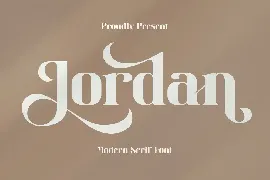 Jordan Serif Font