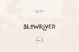 Slow River Handwritten Font