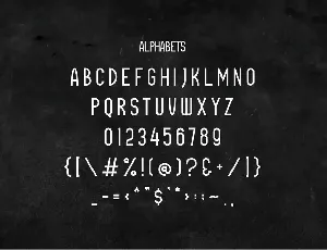 BRESTON MONOLETTER font