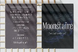 Moonstaire - Condensed Serif font