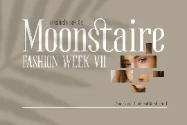 Moonstaire - Condensed Serif font