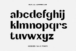 Ratual Modern Sans font