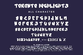 TorontoHighlights - Graffiti Display Font